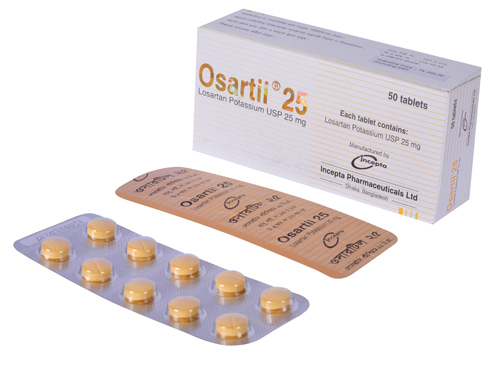 Picture of Osartil 25mg Tablet